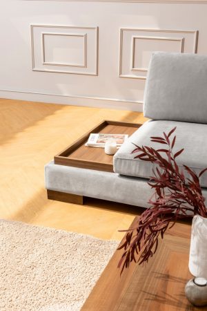 Coltar Tulip Gri deschis - imagine 4