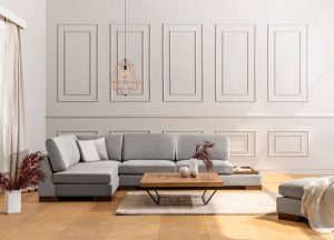Coltar Tulip Gri deschis - imagine 2