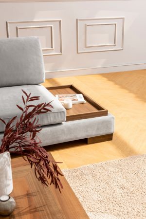 Coltar Tulip Gri deschis - imagine 3
