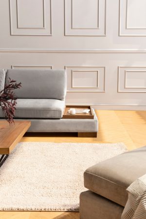 Coltar Tulip Gri deschis - imagine 4