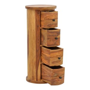 Comoda Settie, Pako World, Nuc, 35x35x85 cm - imagine 3