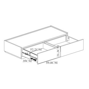 Comoda Sonlen, Pako World, Stejar, MDF, 120x40x72 cm - imagine 4