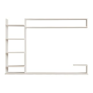 Comoda TV Dilan, Pako World, Alb, 180x29x121 cm - imagine 4