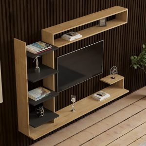 Comoda TV Dilan, Pako World, Nuc, 180x29x121 cm - imagine 3