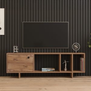 Comoda TV Mueble, Pako World, Sonoma, 140x29x45 cm - imagine 3