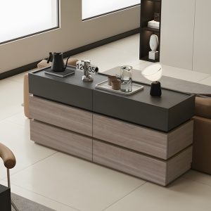 Comoda TV Sonlen Pako World Sonoma 120x40x72 cm - imagine 2