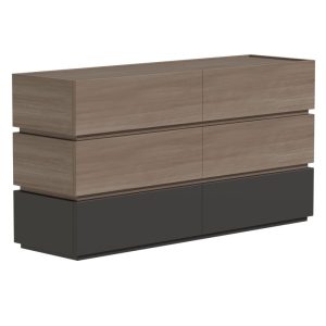 Comoda TV Sonlen Pako World Sonoma 120x40x72 cm - imagine 3