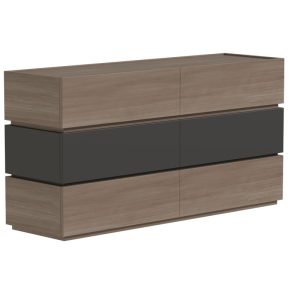 Comoda TV Sonlen Pako World Sonoma 120x40x72 cm - imagine 4