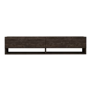 Comoda TV suspendata Melosa, Pako World, Stejar, 141x30x31 cm - imagine 4
