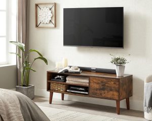 Comoda TV, Vasagle, Maro, 120x40x49 cm - imagine 3