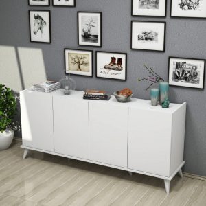 Consola Elegante 1602 Alb - imagine 2
