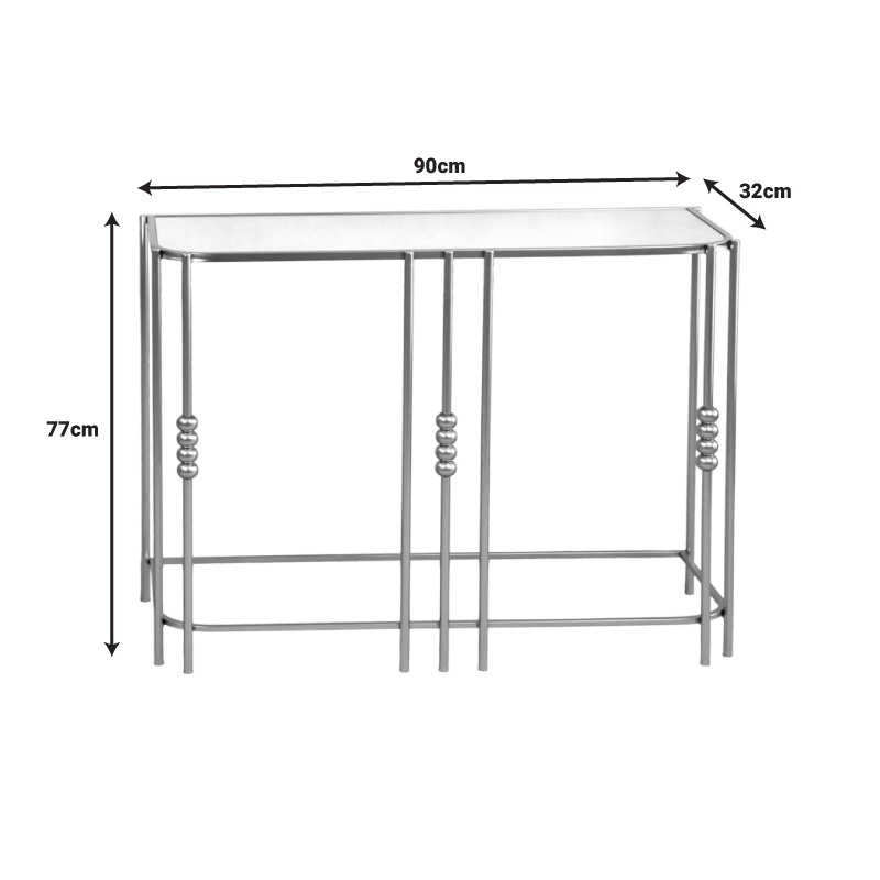 Consola Emiliane Pako World Auriu 90x32x77 cm 2 Consola Emiliane Pako World Auriu 90x32x77 cm - imagine 2