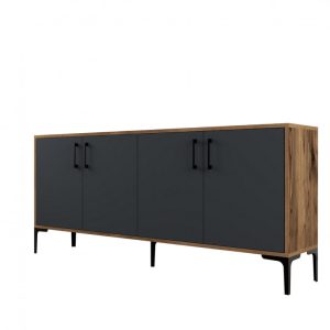 Consola Kiev Walnut-Antracit - imagine 5