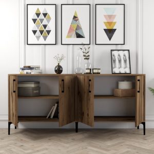 Consola Kiev Walnut - imagine 2