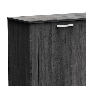 Consola Kinley gri - wenge 210x40x82cm - imagine 2