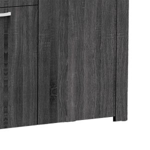 Consola Kinley gri - wenge 210x40x82cm - imagine 3