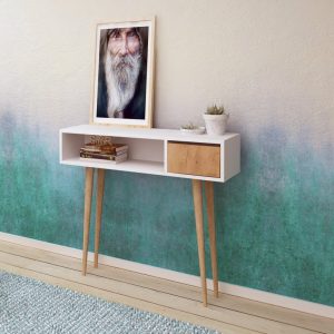 Consola Kiogi Oak-Alb - imagine 2