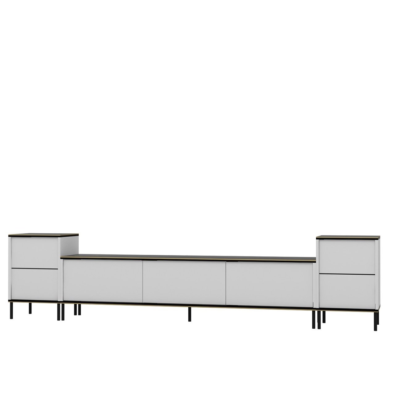Consola TV Imaj Alb 180x45.2x35 cm 8 Consola TV Imaj Alb 180x45.2x35 cm - imagine 8