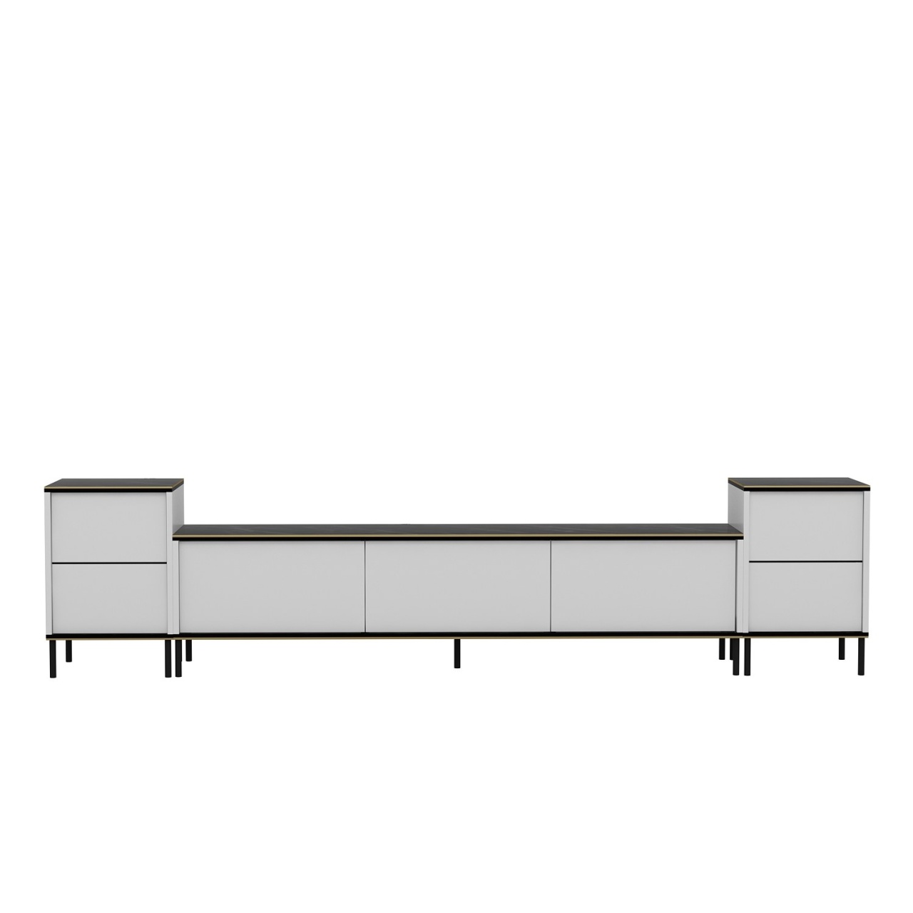 Consola TV Imaj Alb 180x45.2x35 cm 9 Consola TV Imaj Alb 180x45.2x35 cm - imagine 9