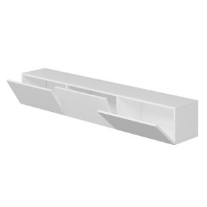Consola TV Rigel Alb 180x30x32 cm - imagine 8