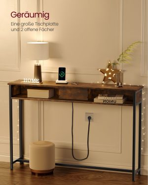 Consola Vasagle Maro 120x25x81.1 cm - imagine 4