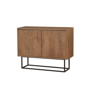 Consola Zuri Walnut-Negru - imagine 3