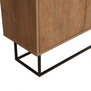 Consola Zuri Walnut-Negru - imagine 5