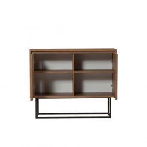 Consola Zuri Walnut-Negru - imagine 6