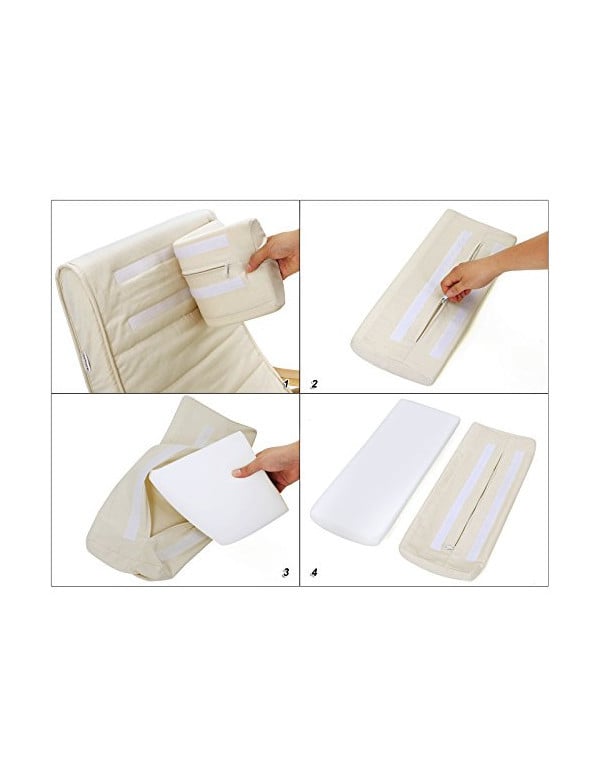 Fotoliu balansoar, Songmics, Bej, LYY10M, 150 Kg, 67 x 115 x 91 cm 6 Fotoliu balansoar, Songmics, Bej, LYY10M, 150 Kg, 67 x 115 x 91 cm - imagine 6