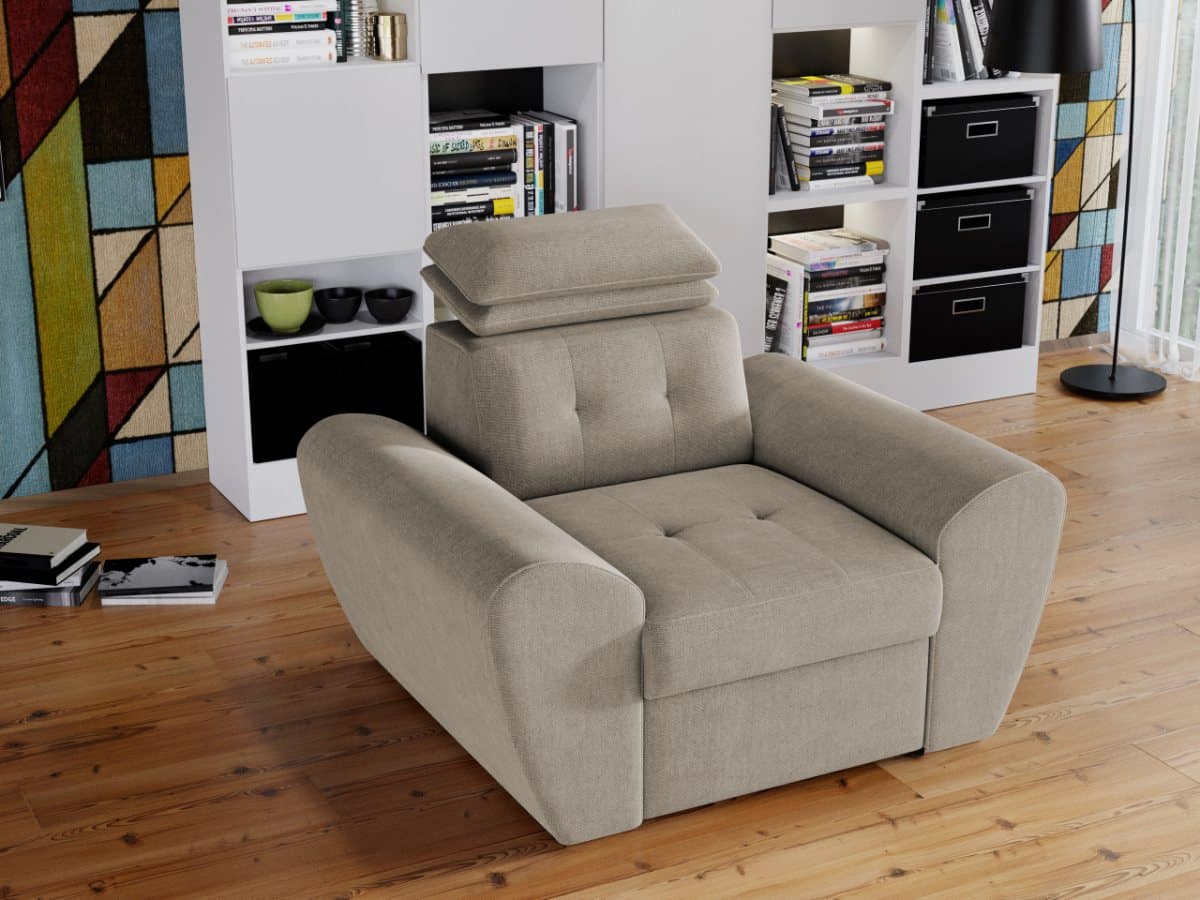 Fotoliu Barini Crem 1 Fotoliu Barini Crem