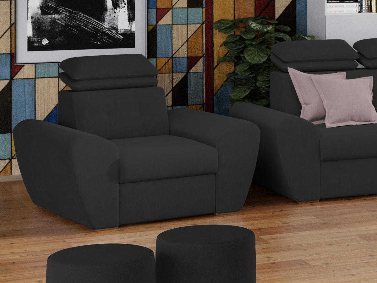 Fotoliu Barini Gri Antracit 2 Fotoliu Barini Gri Antracit - imagine 2