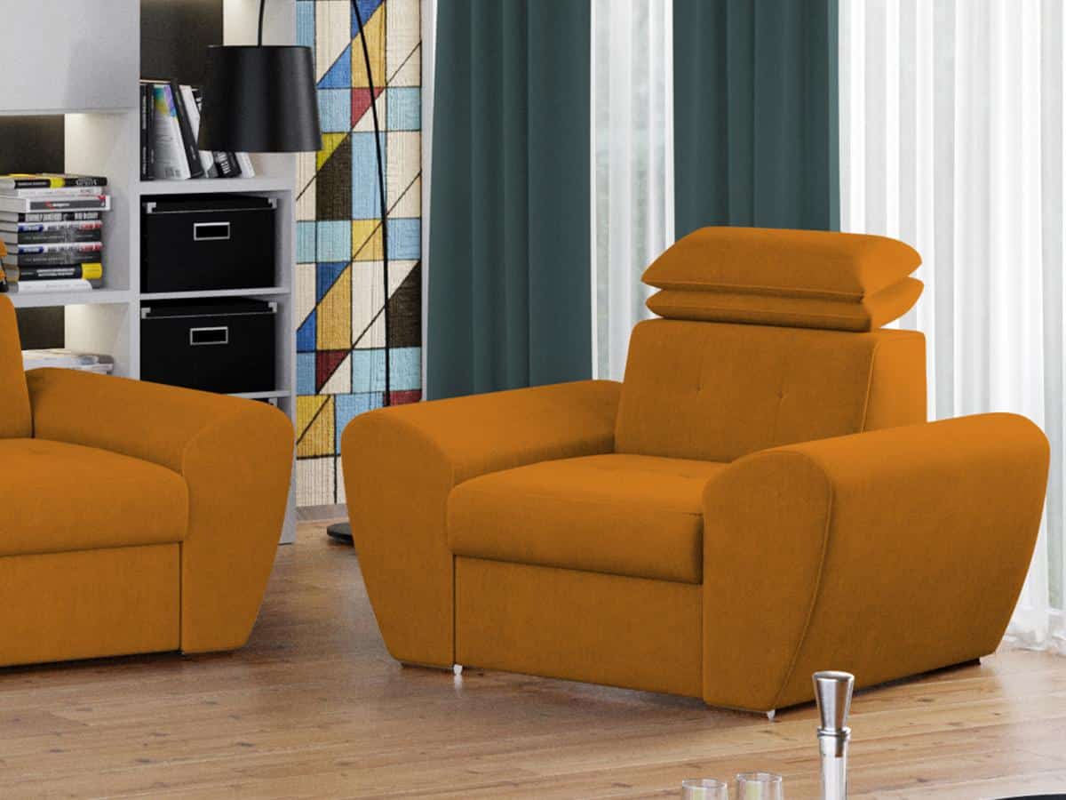 Fotoliu Barini Portocaliu 3 Fotoliu Barini Portocaliu - imagine 3