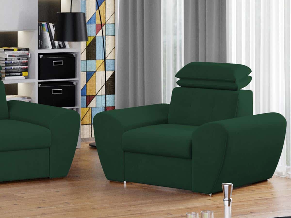 Fotoliu Barini Verde 3 Fotoliu Barini Verde - imagine 3