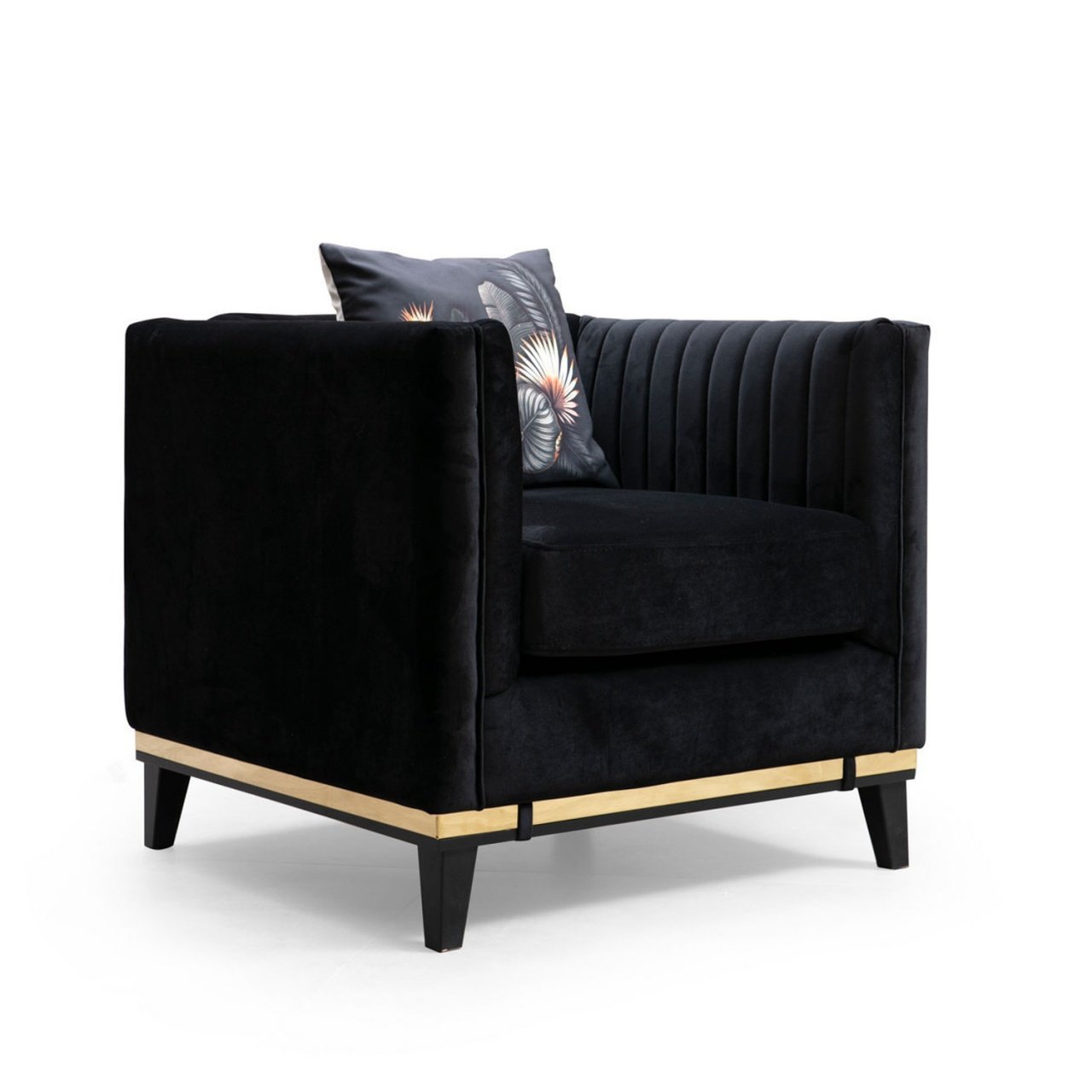 Fotoliu Bellino Negru 83x85x75 cm 1 Fotoliu Bellino Negru 83x85x75 cm