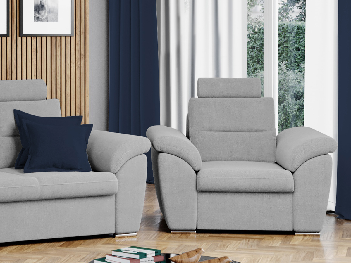 Fotoliu Biano Gri Deschis 1 Fotoliu Biano Gri Deschis