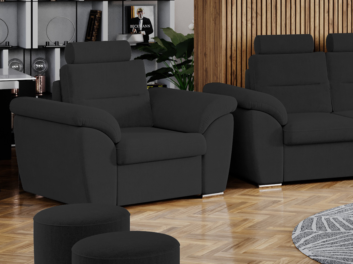 Fotoliu Biano Gri Antracit 3 Fotoliu Biano Gri Antracit - imagine 3