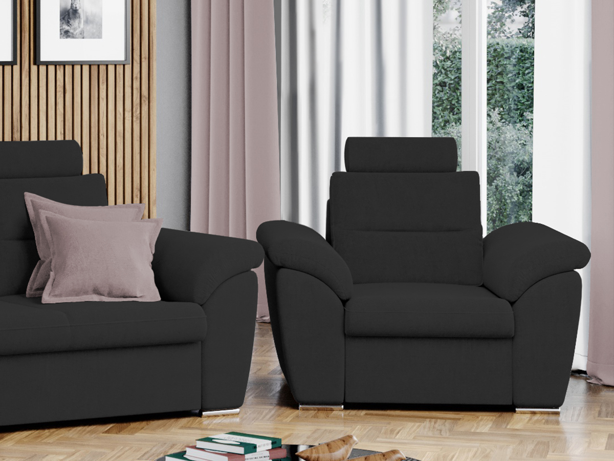 Fotoliu Biano Gri Antracit 2 Fotoliu Biano Gri Antracit - imagine 2