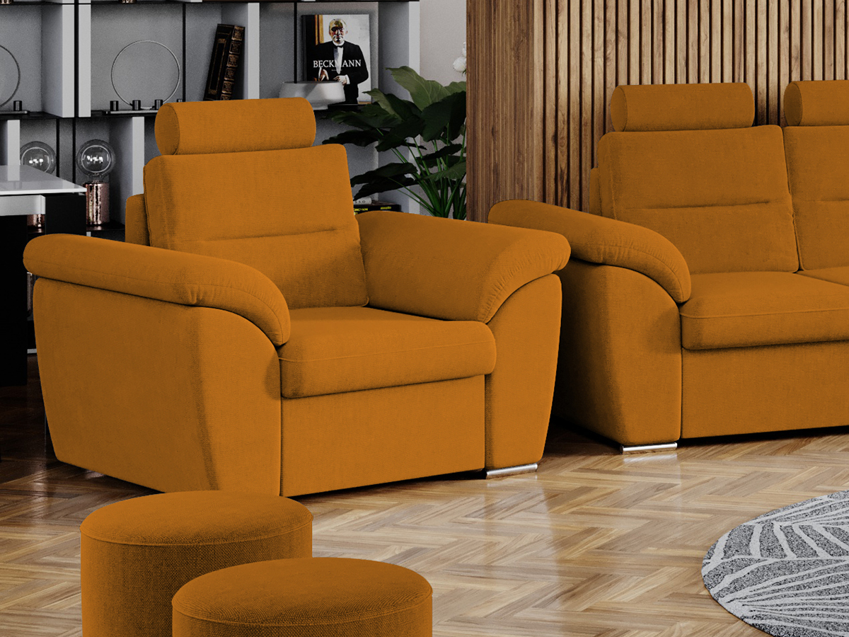 Fotoliu Biano Portocaliu 3 Fotoliu Biano Portocaliu - imagine 3