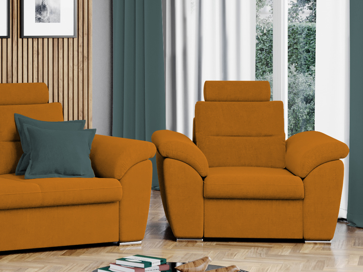 Fotoliu Biano Portocaliu 2 Fotoliu Biano Portocaliu - imagine 2