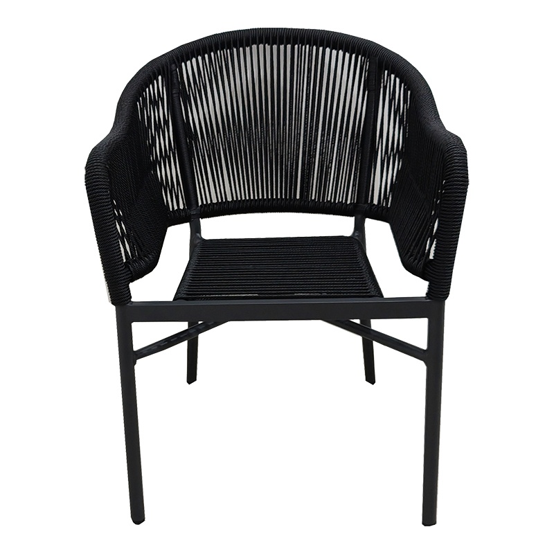 Fotoliu din aluminiu Legana, Antracit-Natural, 56x66x82 cm 3 Fotoliu din aluminiu Legana, Antracit-Natural, 56x66x82 cm - imagine 3