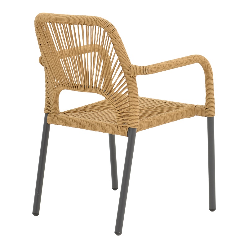 Fotoliu din aluminiu Norture, Pako World, Antracit-Ratan, 57x63x82 cm 2 Fotoliu din aluminiu Norture, Pako World, Antracit-Ratan, 57x63x82 cm - imagine 2