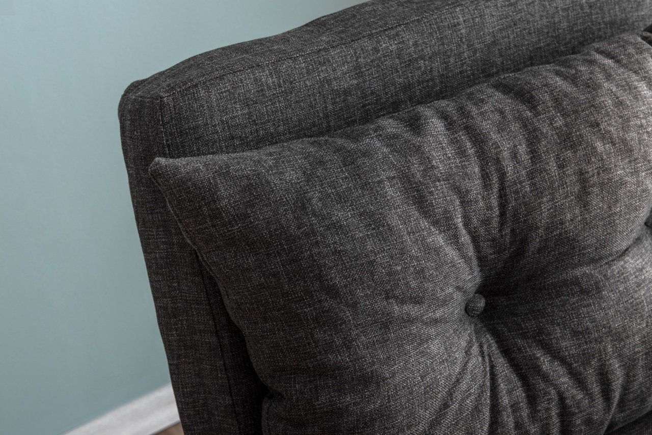 Fotoliu extensibil Sando Gri inchis 175x60x60 cm 3 Fotoliu extensibil Sando Gri inchis 175x60x60 cm - imagine 3