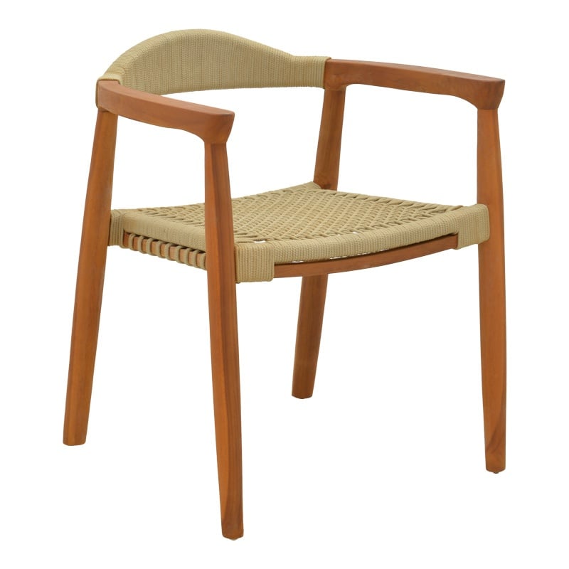 Fotoliu Ganny Boho, Pako World, Lemn de tec, Natural, 61x58x71 cm 1 Fotoliu Ganny Boho, Pako World, Lemn de tec, Natural, 61x58x71 cm