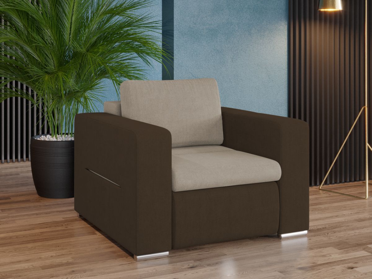 Fotoliu Ivy Crem / Maro 1 Fotoliu Ivy Crem / Maro