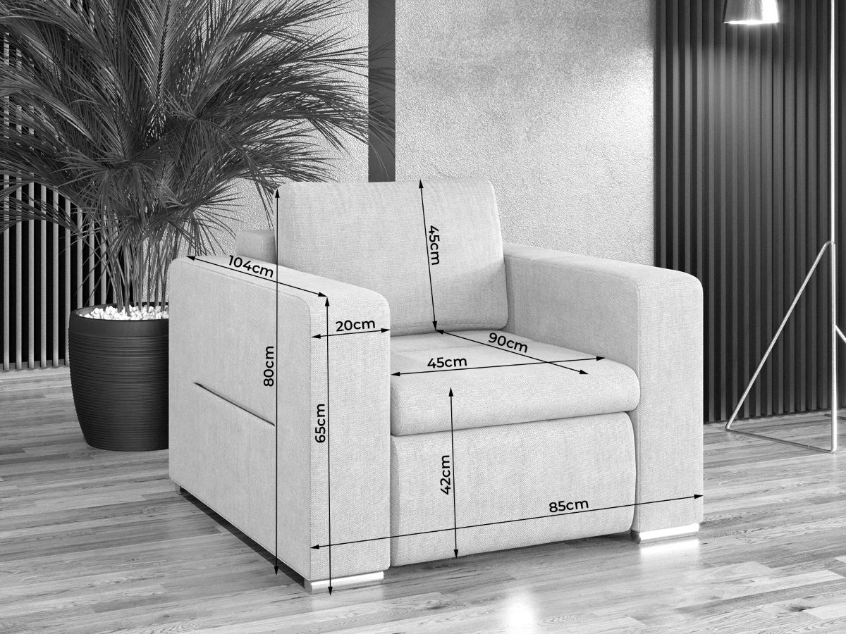 Fotoliu Ivy Verde 4 Fotoliu Ivy Verde - imagine 4