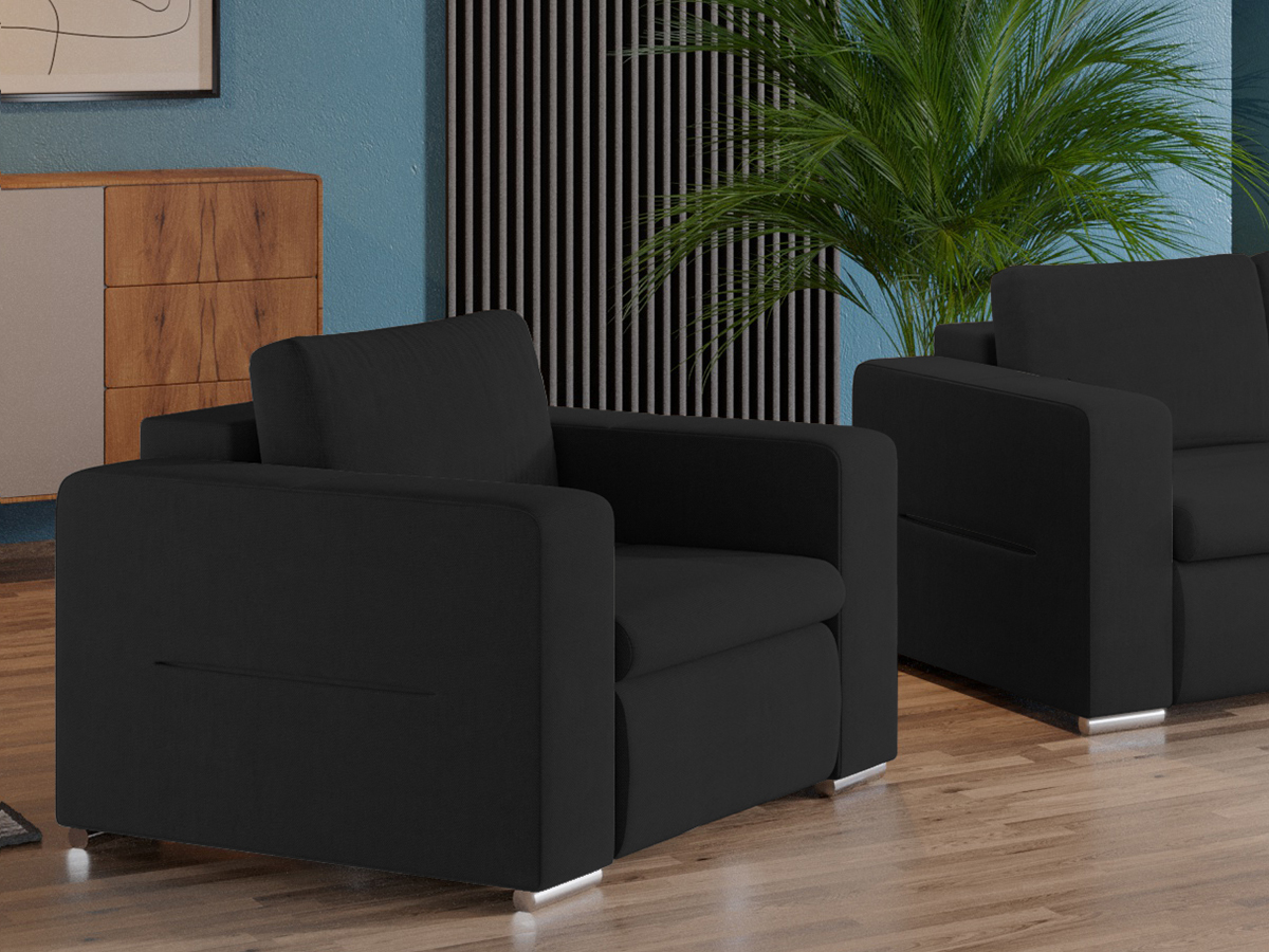 Fotoliu Ivy Gri Antracit 3 Fotoliu Ivy Gri Antracit - imagine 3