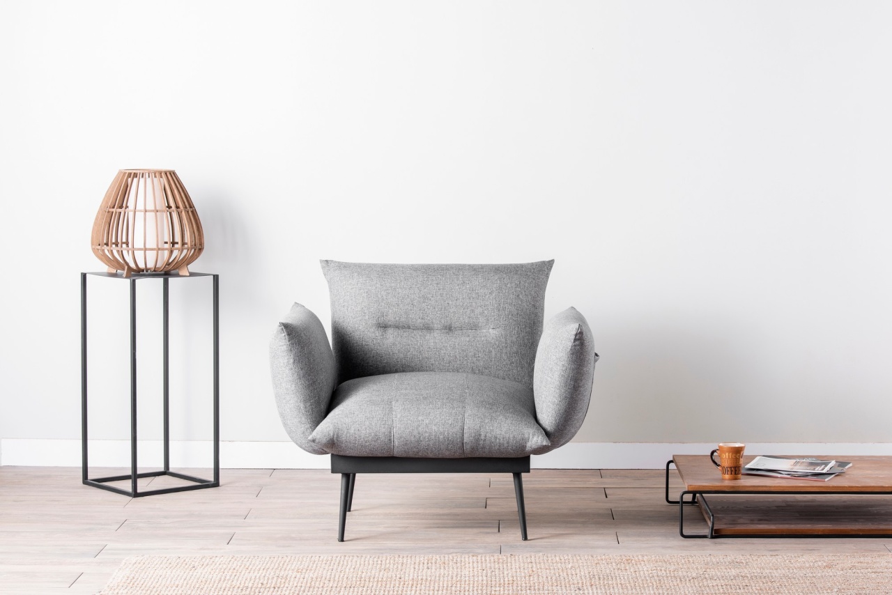 Fotoliu Jax Gri 90x95x80 cm 2 Fotoliu Jax Gri 90x95x80 cm - imagine 2