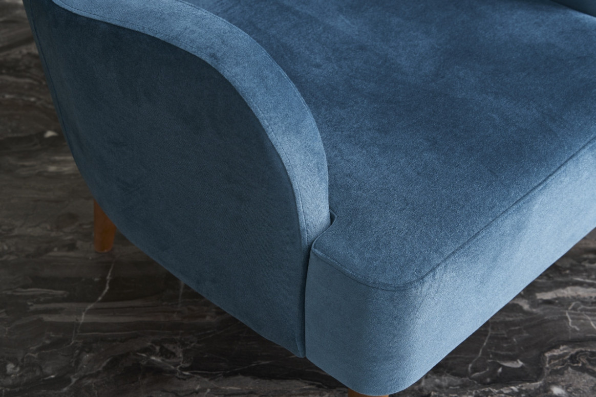 Fotoliu Karina, Albastru 3 Fotoliu Karina, Albastru - imagine 3