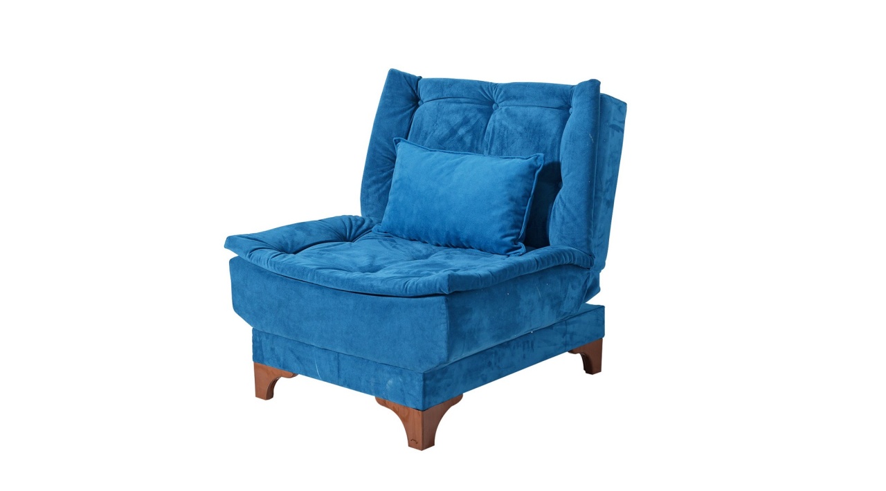 Fotoliu Kelebek Albastru inchis 75x90x85 cm 3 Fotoliu Kelebek Albastru inchis 75x90x85 cm - imagine 3
