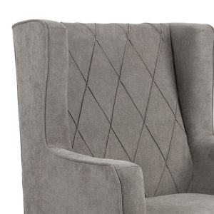 Fotoliu material textil Efficient gri - negru 72x97x100cm - imagine 5